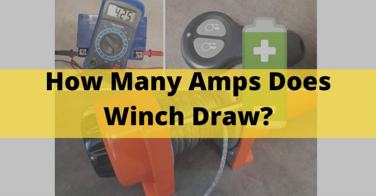 How Many Amps Does Winch Draw