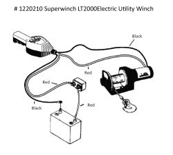 Winch Wiring Using The Battery Of The Vehicle: