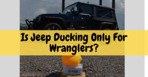Is Jeep Ducking Only For Wranglers