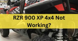 RZR 900 XP 4x4 not working